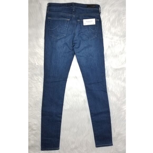 NWT|AG Adriano Goldschmied Super Skinny Blue Ankle Jeans, 24R - Picture 4 of 7